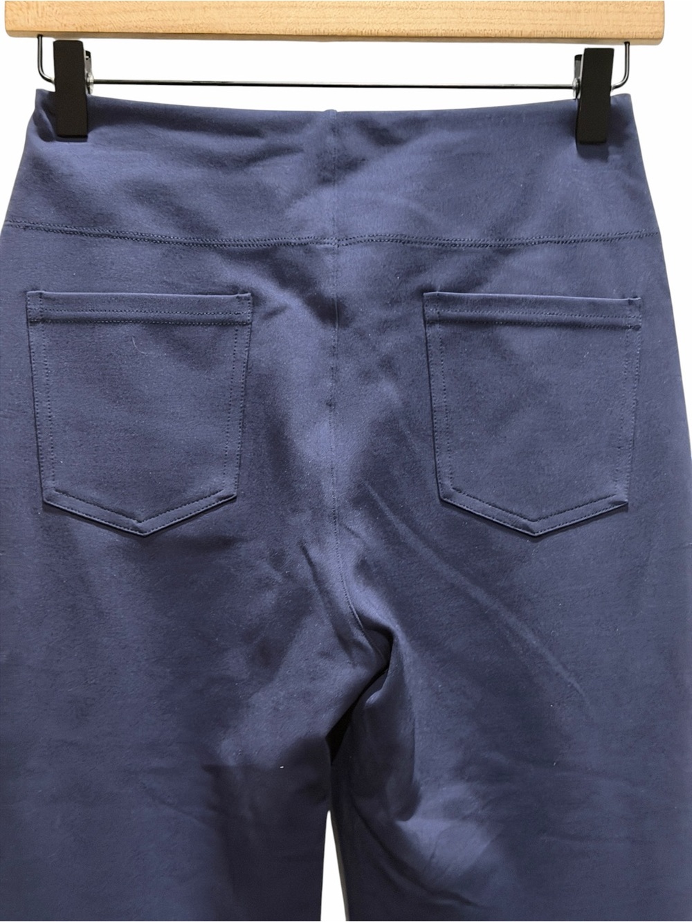 Halara Flex High Waisted Back Side Pocket Slight Flare Work Pants Navy Size XS - Picture 8 of 11